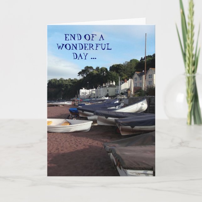 Shaldon, Fin d'une journée merveilleuse - Carte d' (Devant)