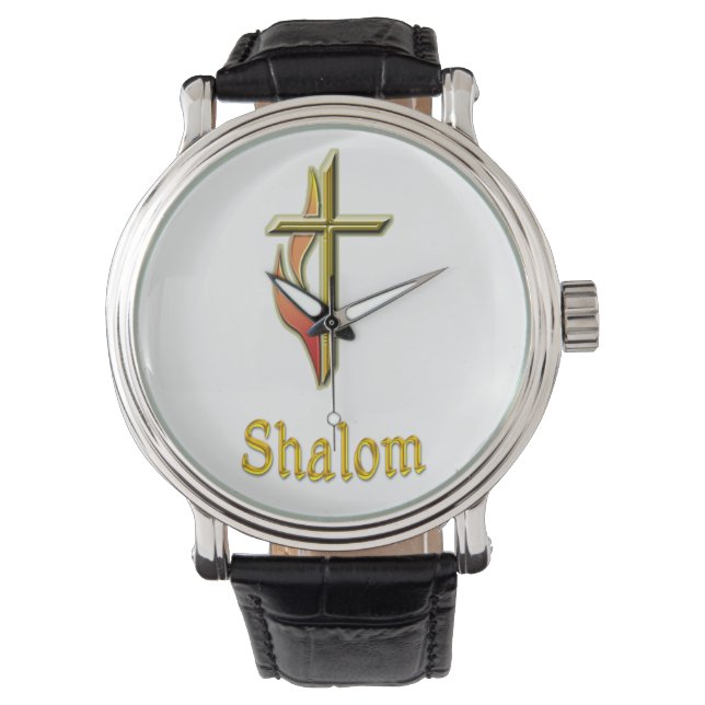 Shalom Armbanduhr (Vorderseite)