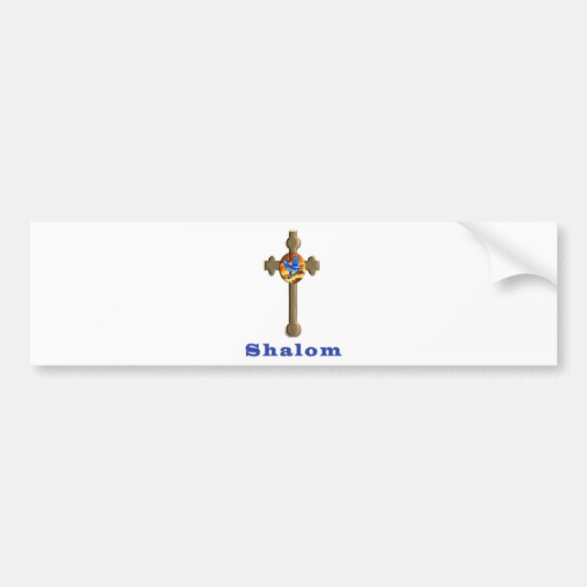 Shalom Autoaufkleber (Vorne)