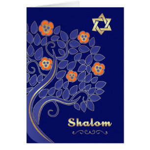 Shalom bei Pesach. Anpassbare Creative Cards