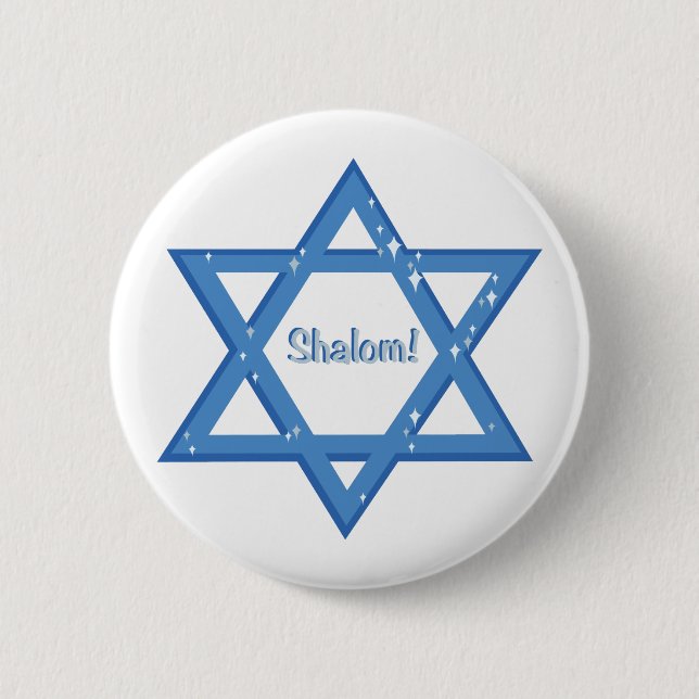 Shalom! Button (Vorderseite)