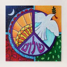Shalom Dove Peace Painting