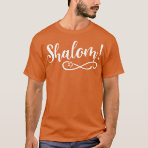 Shalom für jüdische oder israelite hebräische Feie T-Shirt