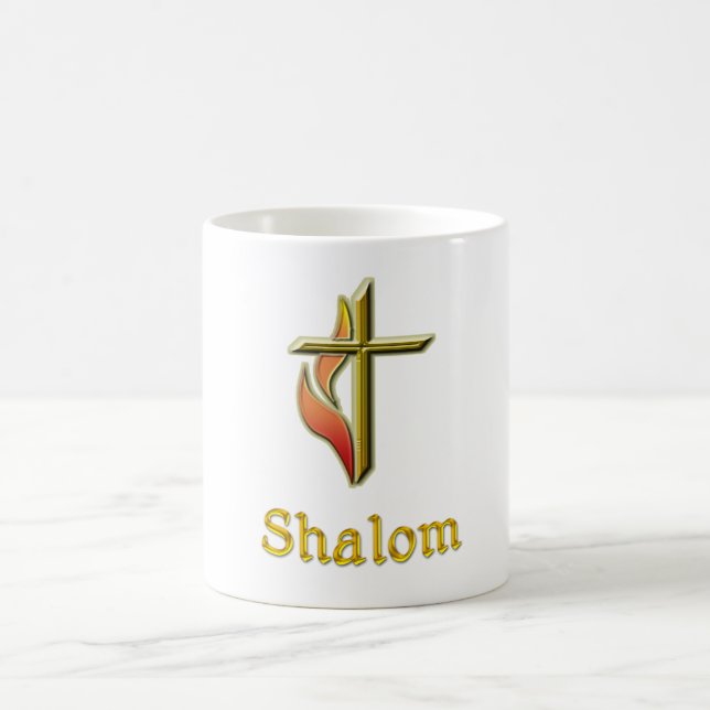 Shalom-Geschenke Kaffeetasse (Mittel)