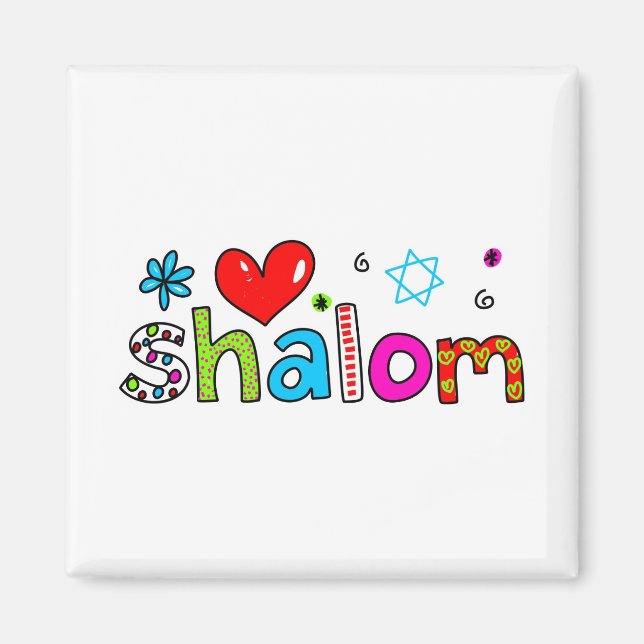 Shalom Magnet (Vorne)