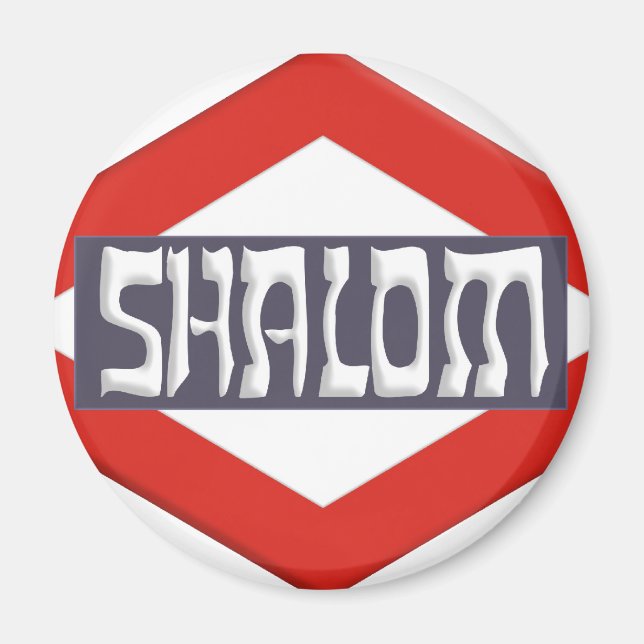 Shalom Magnet (Vorne)