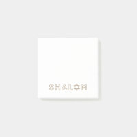 Shalom Post-It-Notes