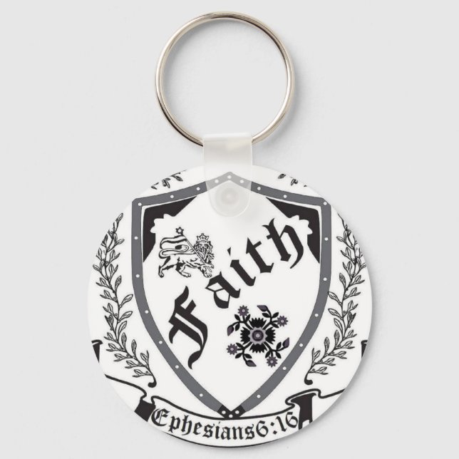 Shalom-Schild des Glaubens Schlüsselanhänger (Vorderseite)