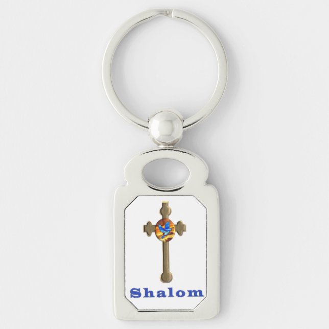 Shalom Schlüsselanhänger (Vorderseite)
