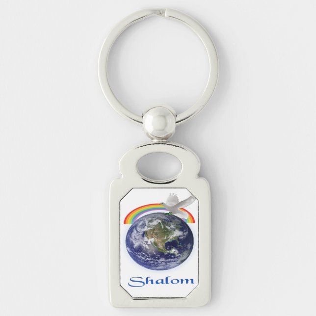 Shalom Schlüsselanhänger (Vorderseite)
