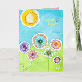 "Shalom Shalom" Karte