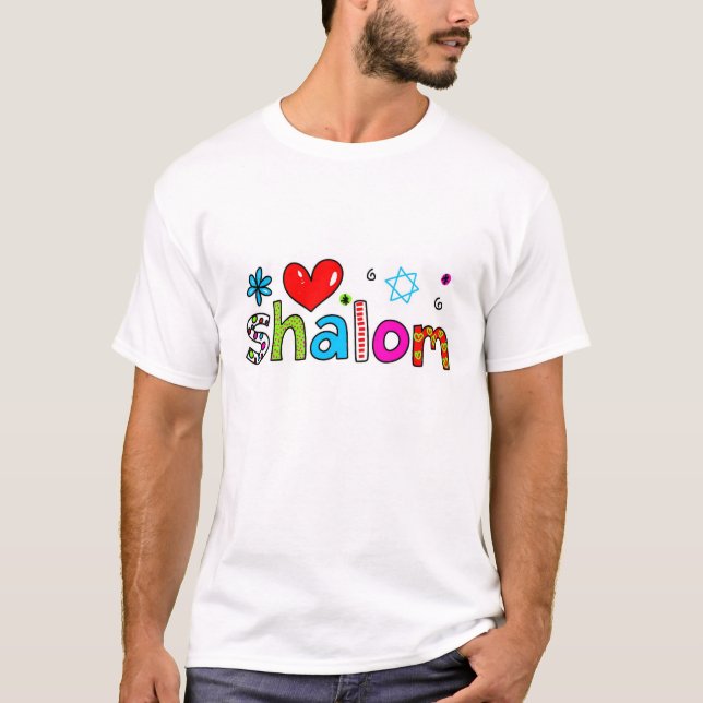 Shalom T-Shirt (Vorderseite)