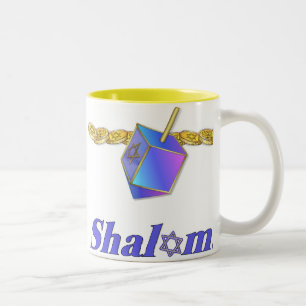 Shalom-Tasse Zweifarbige Tasse