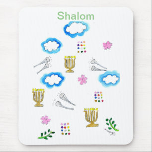 Shalom und Trumpets Mouse Pad! Mousepad