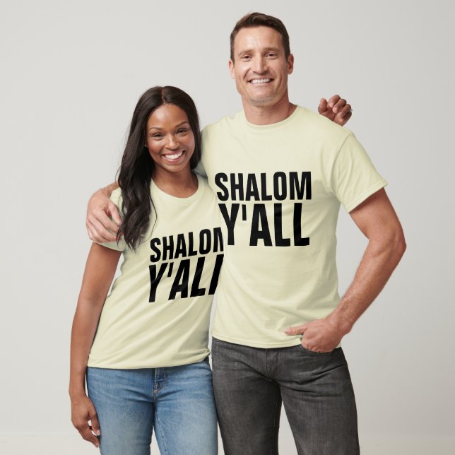 SHALOM Y'ALL, T-shirts juifs amusants (Unisexe)