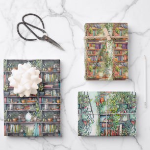 Shalvah - Bücher Geschenkpapier Set