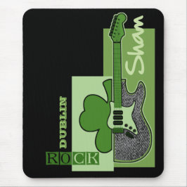 Sham Rock. Musik Thema St.Patrick's Day Custom Mousepad