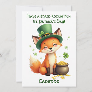 Sham-Rockin’ Fuchs Feiertagskarte