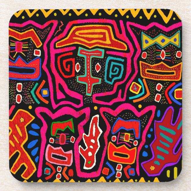 Shaman Demon Spirits and Dreams Getränkeuntersetzer (Vorderseite)