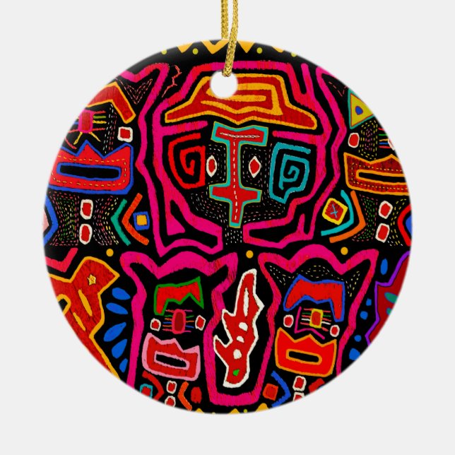 Shaman Demon Spirits and Dreams Keramik Ornament (Vorne)