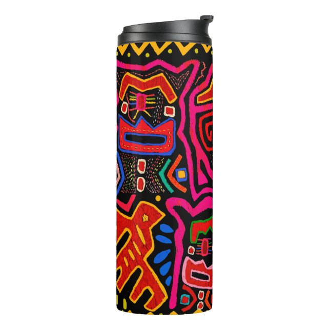 Shaman Demon Spirits and Dreams Thermosbecher (Nach links gedreht)