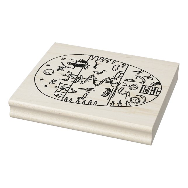 Shaman Peyote Ritual Dream Rubber Briefmarke Gummistempel (Stempel)