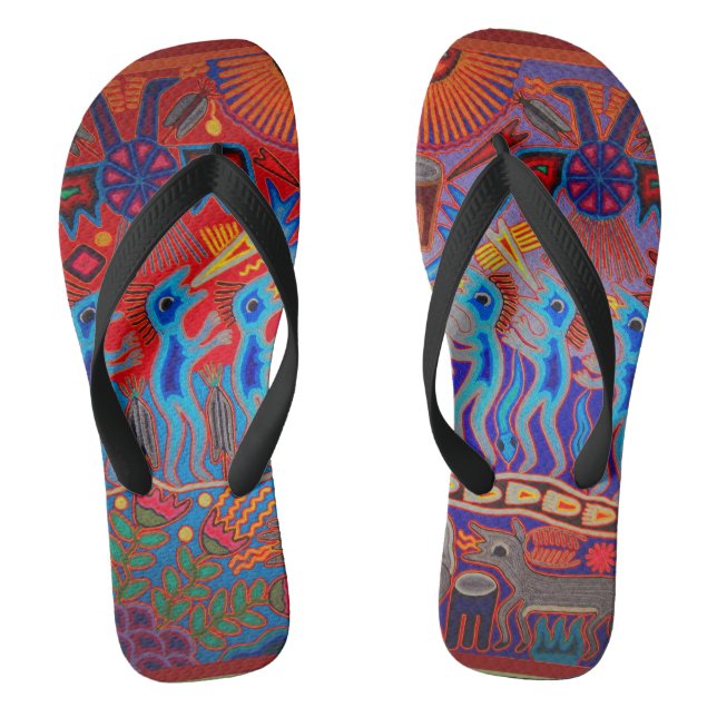 Shaman Peyote Ritual Flip Flops (Fußbett)