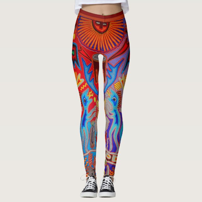 Shaman Southwest Peyote Ritual Leggings (Vorderseite)