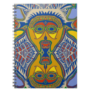 Shaman Tribal Mask Notizblock