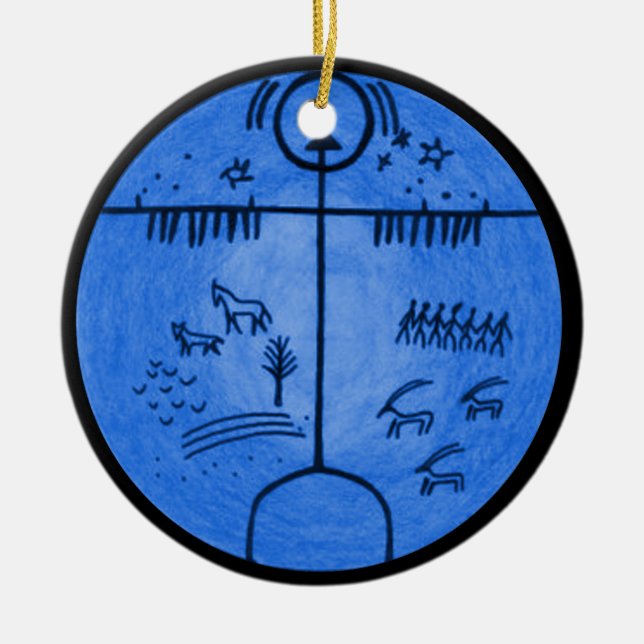Shamanism-Welten Keramikornament (Vorne)