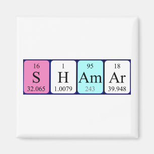 Shamar Periodenmagnet Magnet