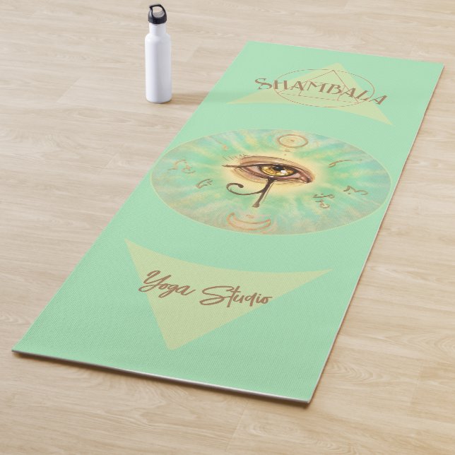 Shambala Yoga Studio - Auge des Horus kunstvoll Yogamatte (Beispiel)