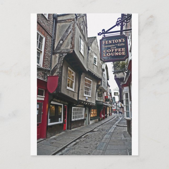 Shambles Street Postkarte (Vorderseite)