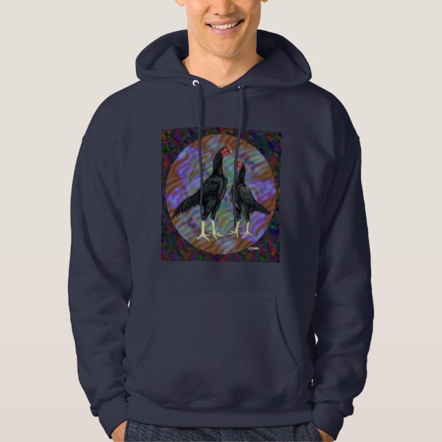 Shamo:  Schwarze Paare Hoodie (Vorderseite)