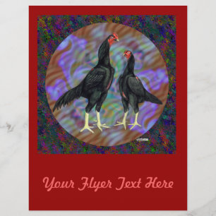 Shamo: Schwarzes Paar Flyer