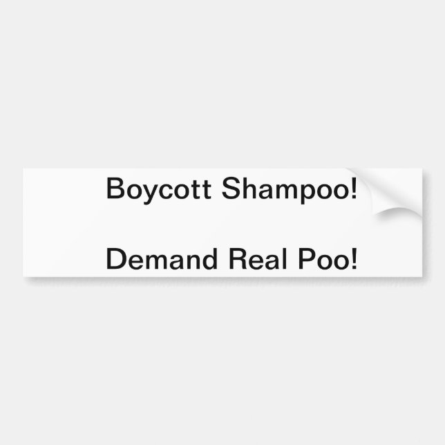 Shampoo Autoaufkleber (Vorne)