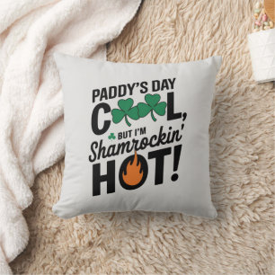"Shamrock de la fête de la Saint-Patrick Coussin -