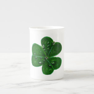 Shamrock Dewdrops ا Prozellantasse