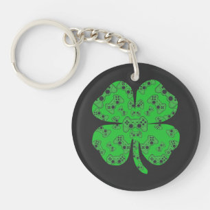 Shamrock du contrôleur de jeu vidéo Jour de la Sai