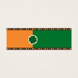 Shamrock du drapeau irlandais de la Saint Patrick