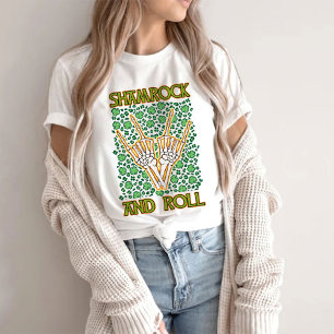 Shamrock Et Rouleau, T-shirt de la journée de Patt