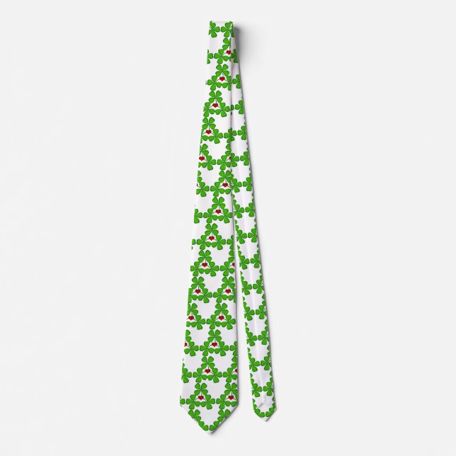 Shamrock Heart Mariage irlandais cravate St. Patri (Devant)