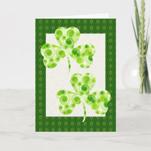 Shamrock-Karte Karte