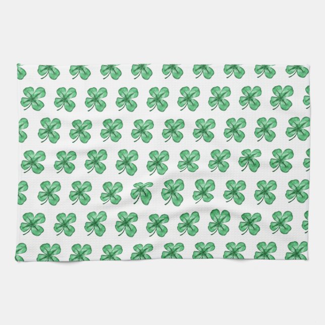 Shamrock-Küchentuch Geschirrtuch (Horizontal)