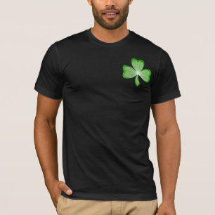 Shamrock 'Let's Hooley !' t-shirt noir texte arriè