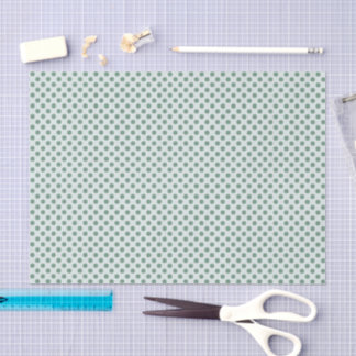 Shamrock Micro Dot (Grün auf Hellgrün) Seidenpapier