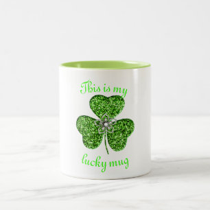 Shamrock parties scintillant Et Mug Fleur
