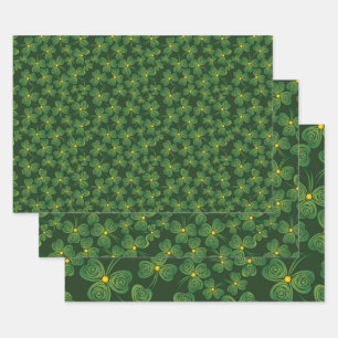 Shamrock Résumé Conception Enveloppement de papier
