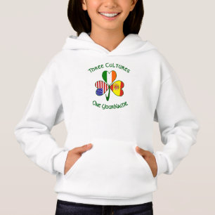 Shamrock Spanien Irland USA-Flaggen Hoodie