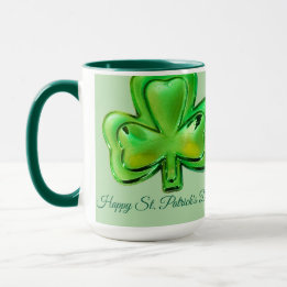 Shamrock St. Patrick's Day Mug Tasse